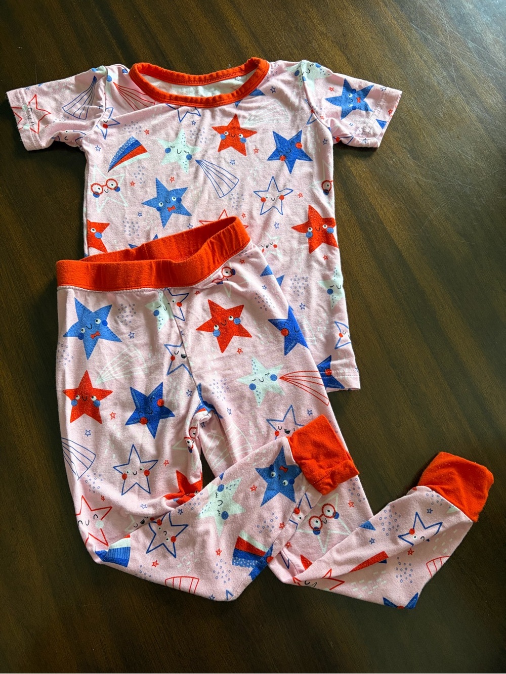 Little Sleepies Stars / Patriotic Pajama Set